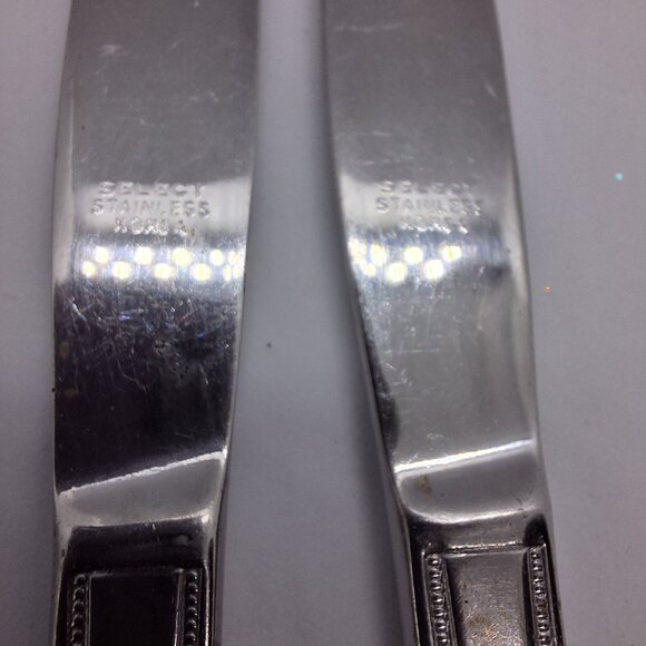 Reed & Barton VIRGINIA Stainless Select Korea Glossy Silverware‎ 2 Butter Knives - Picture 3 of 7